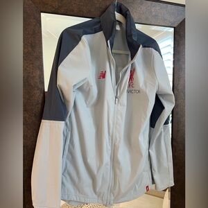 New Balance Gray and Red LFC Jacket